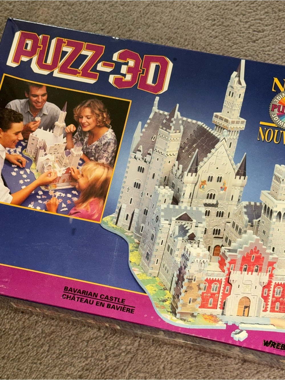 PUZZ-3D Bavarian Castle 3D Puzzle — Multicolor Display Model